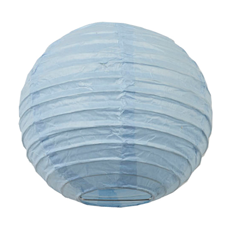 Lanterne chinoise - 35cm - Bleu pleine mer