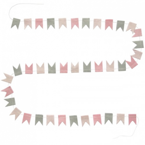 Happy Flags Garland - 1,5 m - Pure