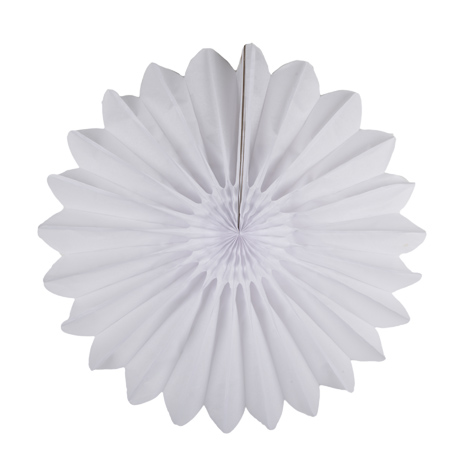 Paper fan - 35cm - White