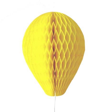 Ballon alvéolé - 30cm - Jaune pacman