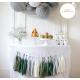 tassel garland for a sweet table decor