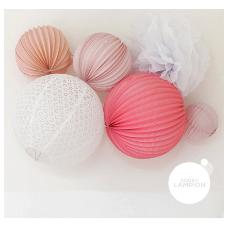 Paper lanterns kit - Zoé