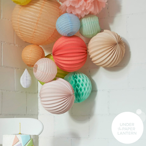  mini paper lanterns