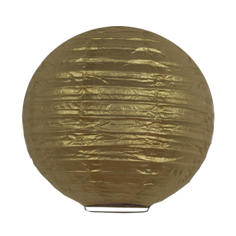 Paper lantern - 20cm - Gold