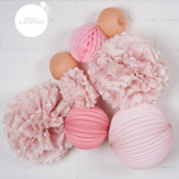 Lanterne Papier Lampion Papier Boule Pour Décoration Mariage Maison (6