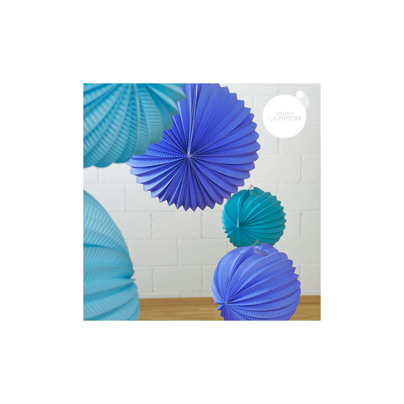 Gold accordion paper lantern for wedding, parties, or home decor