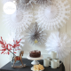 Paper snowflake - 38cm - White