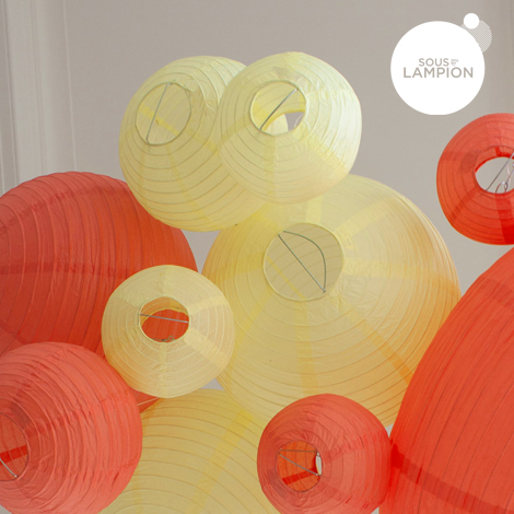 Paper lantern - 15cm - Lemonade