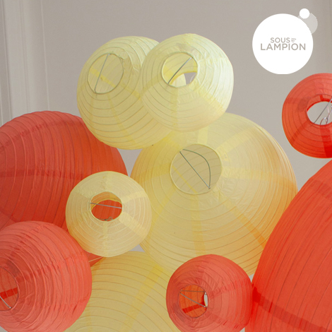 Paper lantern - 35cm - Lemonade