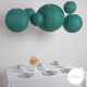 Lace paper lantern - 50cm - Dark green