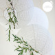 Eyelet lantern - 20cm - White