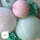 mint and pink nursery decor - Under The Paper Lantern 