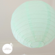 Mint and white wedding - set of 9 paper lanterns