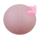 Large pink eyelet paper lantern for wedding decor