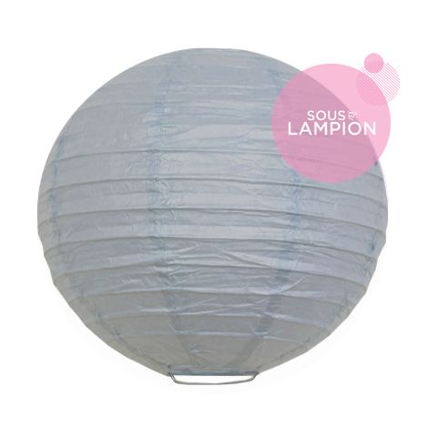 Paper lantern - 20cm - Feather blue