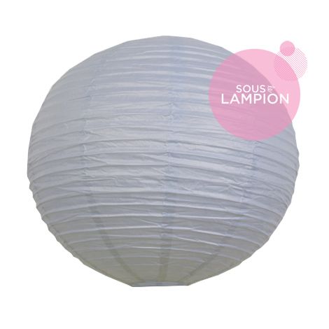 Paper lantern - 50cm - Feather blue