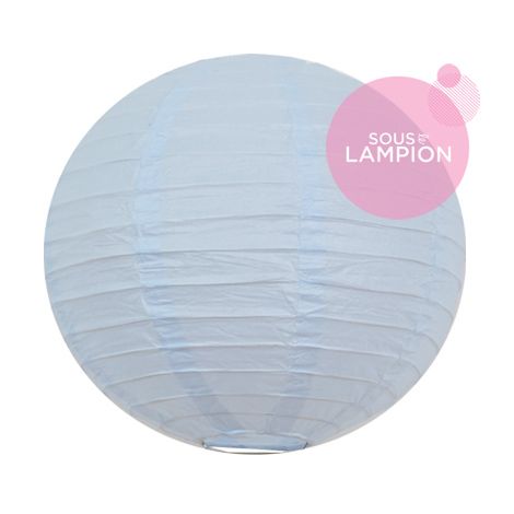 petite lanterne chinoise bleu pastel