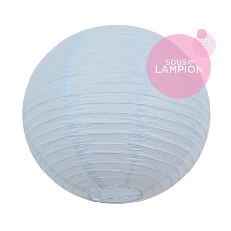 Lanterne chinoise - 35cm - Bleu pleine mer