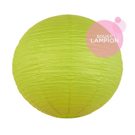 grande lanterne chinoise mariage citron vert