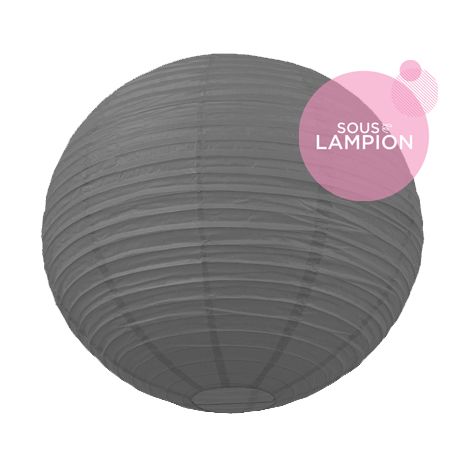 Paper lantern - 50cm - Cumulus grey