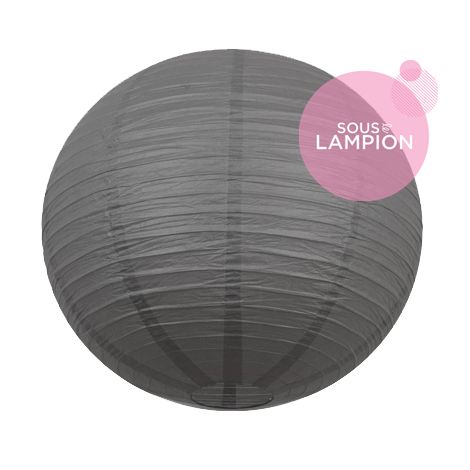 Lanterne chinoise - 35cm - Gris nuage