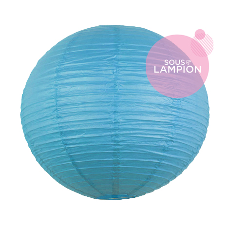 Paper lantern - 50cm - Kos blue