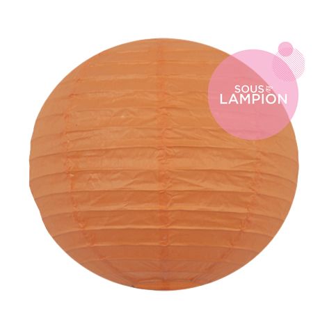 petite lanterne papier orange deco chambre