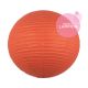 Grande lanterne chinoise orange vif