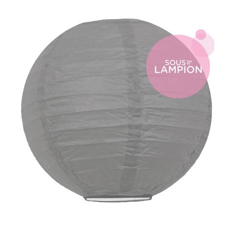 mini lanterne papier gris