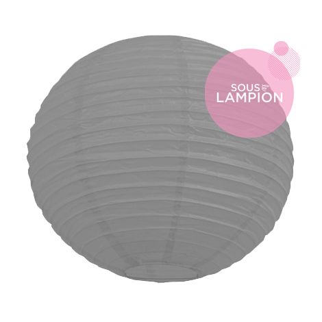 Paper lantern - 35cm - Cumulus grey