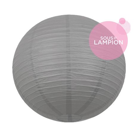 Paper lantern - 66cm - Cumulus grey