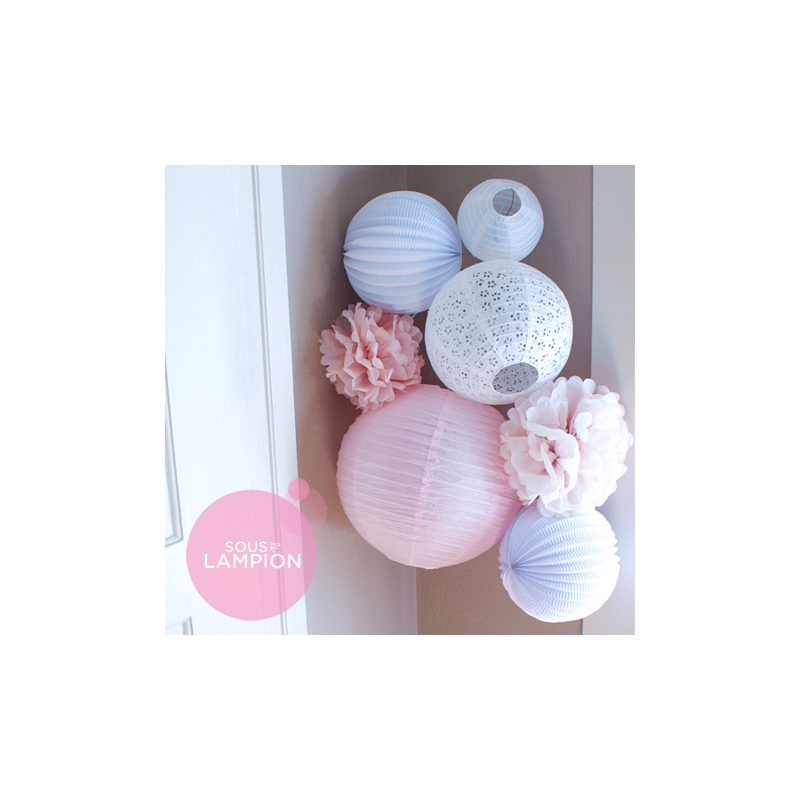 Pink wall decor for nursery and girl bedroom