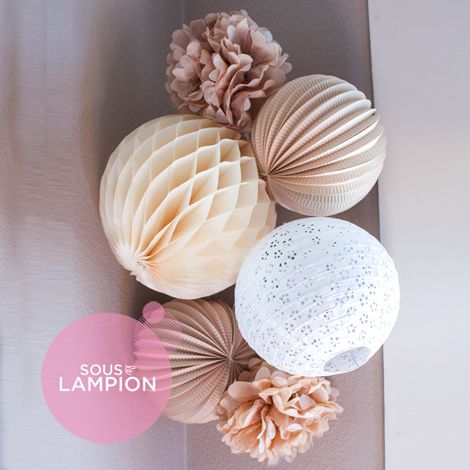 Paper lanterns kit - AMELIE