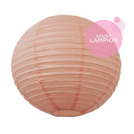 Paper lantern - 35cm - Iced melon