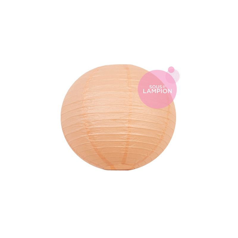 Pastel peach paper lantern for wedding decoration