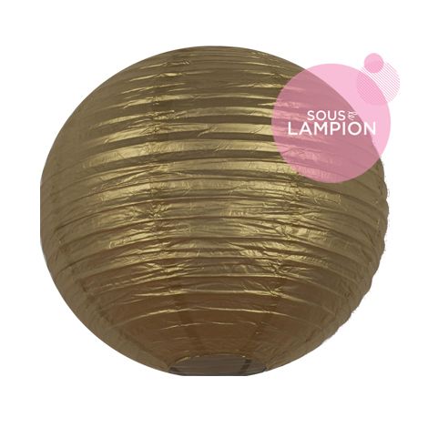 Paper lantern - 35cm - Gold