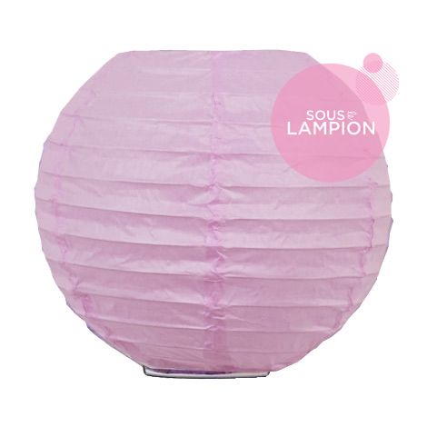 Paper lantern - 15cm - Pastel mulberry