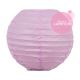 mini boule papier deco chambre rose parme