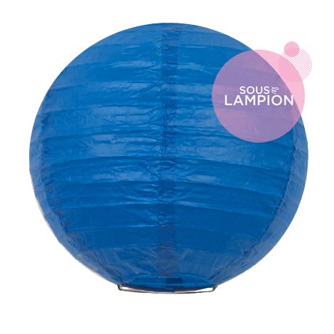 Paper lantern - 15cm - Kos blue