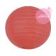 Paper lantern - 15cm - Coral red