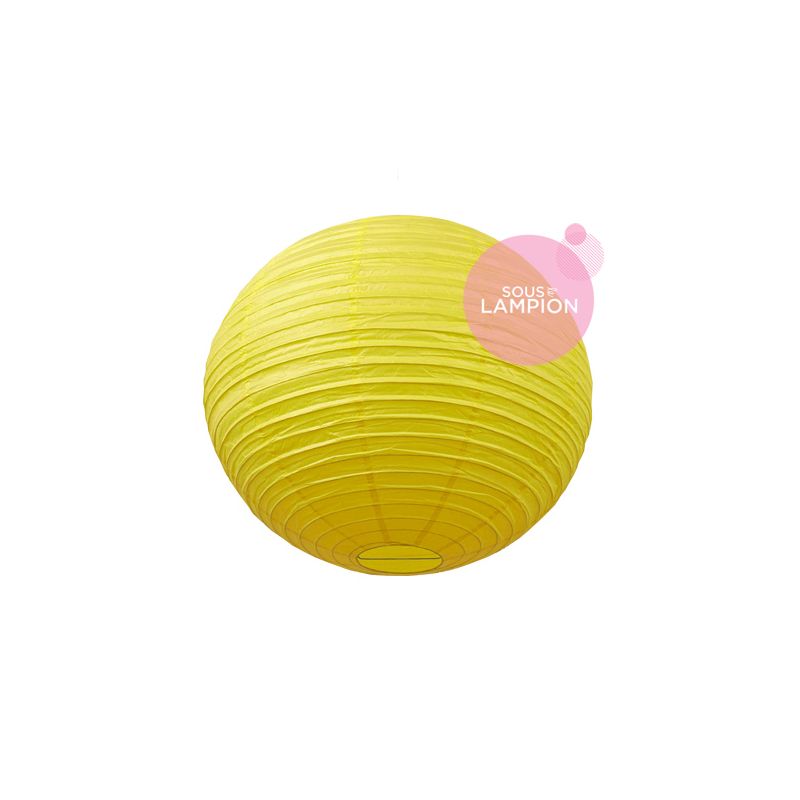 Yellow paper lantern for wedding decoration and lanterns cluster