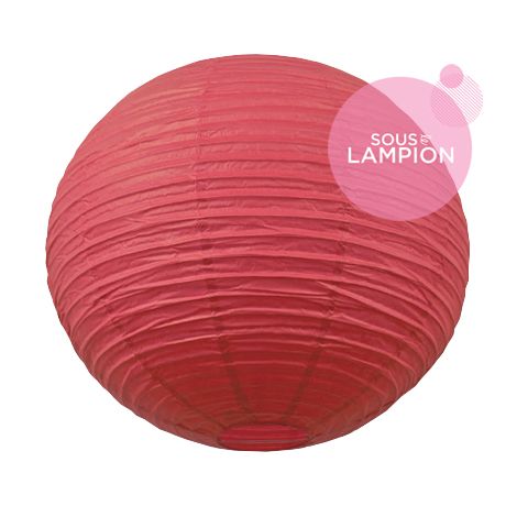 Paper lantern - 50cm - Sweetheart red