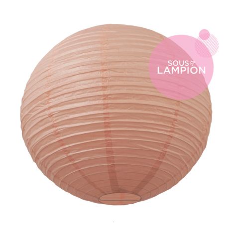Paper lantern - 50cm - Iced melon