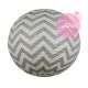 Chevron paper lantern - 50cm - Cumulus grey