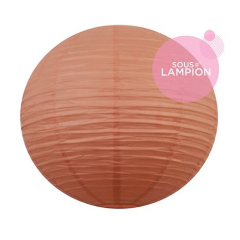 Paper lantern - 50cm - Coral lipstick