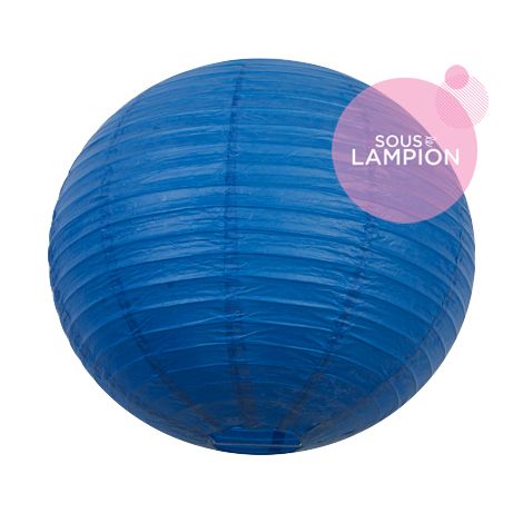 Paper lantern - 50cm - Kos blue