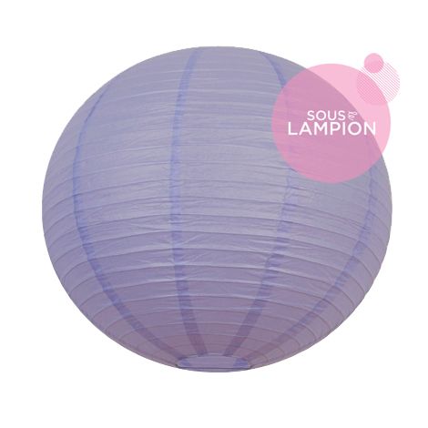 Grande lanterne en papier violet pour une décoration de plafond de mariage ou deco maison