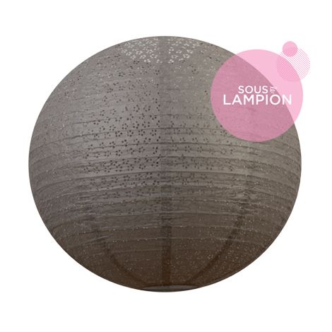 Eyelet lantern - 66cm - Cumulus grey