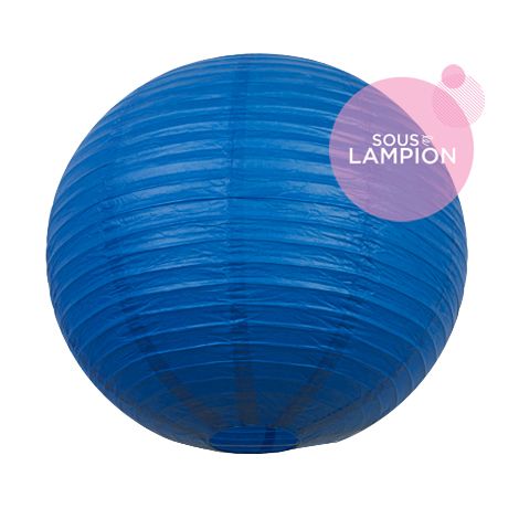 Paper lantern - 66cm - Kos blue