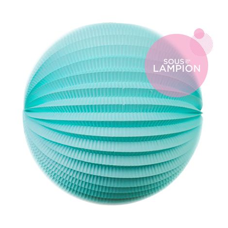 Lampion rond - 20cm - Rose vintage